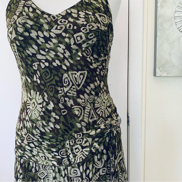 NWOT Jonathan Martin Studio 100%silk printed dress size 12 - Picture 2 of 10